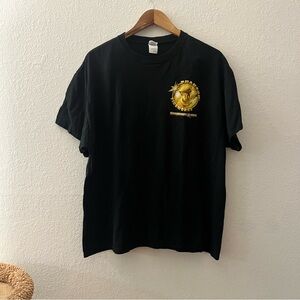 Black Short Sleeve Tee with Crew Neck